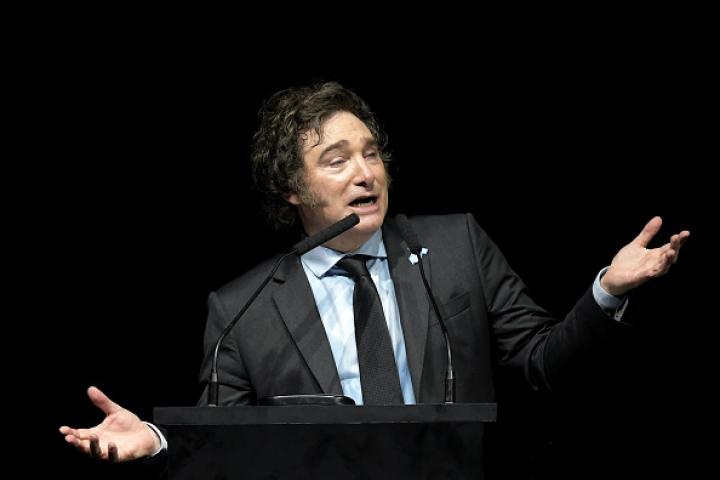 El presidente argentino, Javier Milei, en una imagen de archivo.