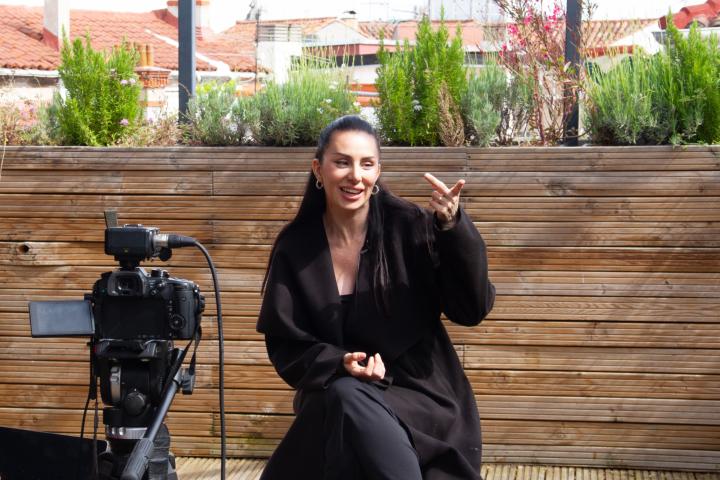 Mala Rodríguez en un momento de la entrevista con El HuffPost.