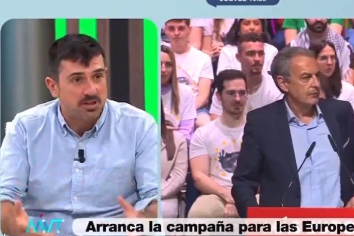 Ramón Espinar hablando de Felipe González y José Luis Rodríguez Zapatero.