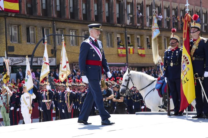 Felipe VI, en el acto de este sábado, en Oviedo.
