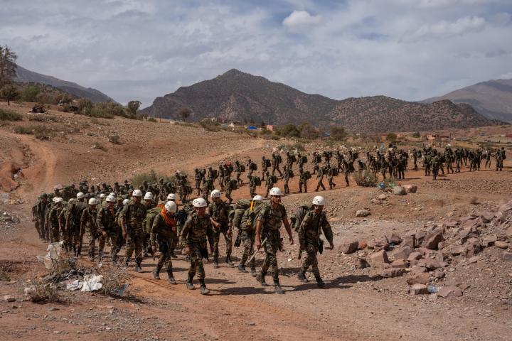 Tropas de Marruecos.