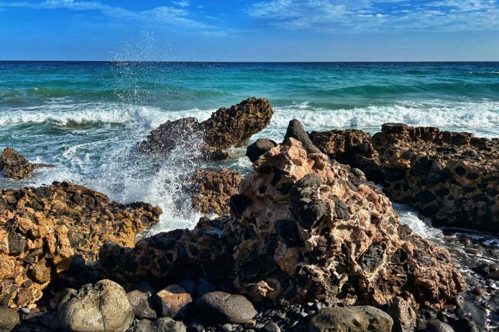 Playa rocosa de Fuerteventura