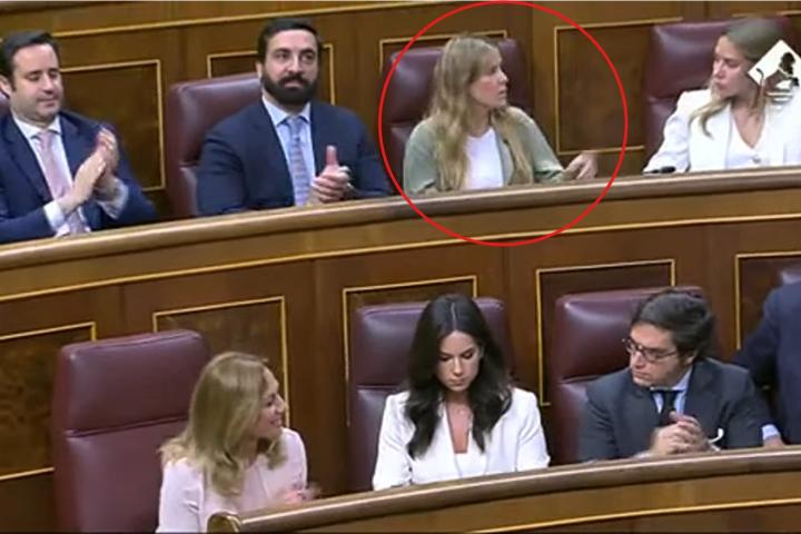 Bea Fanjul en el Congreso de los Diputados