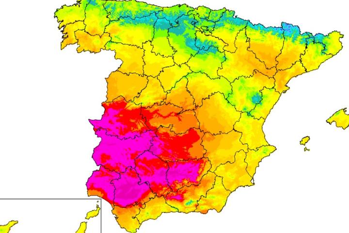Temperaturas para el sábado 1 de junio