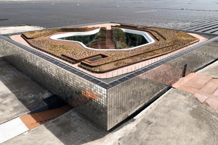 Vista aérea de la central fotovoltaica de Kalyon Karapinar.