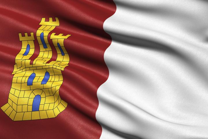 Bandera de Castilla La-Mancha.