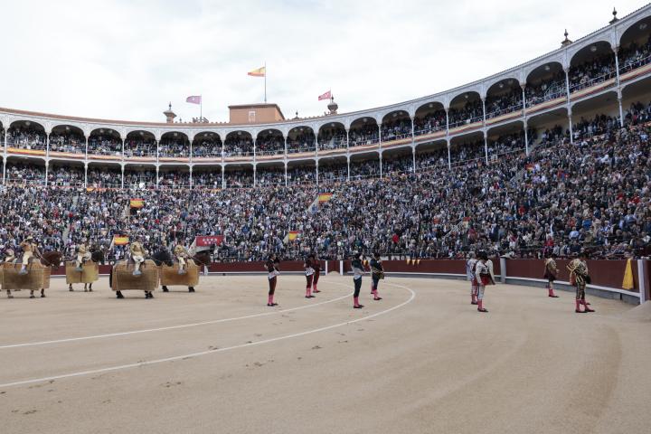 La feria de San Isidro en la plaza de toros de Las Ventas.