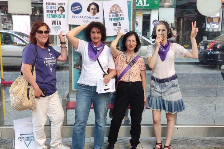 Candidatadas de Feministas al Congreso.