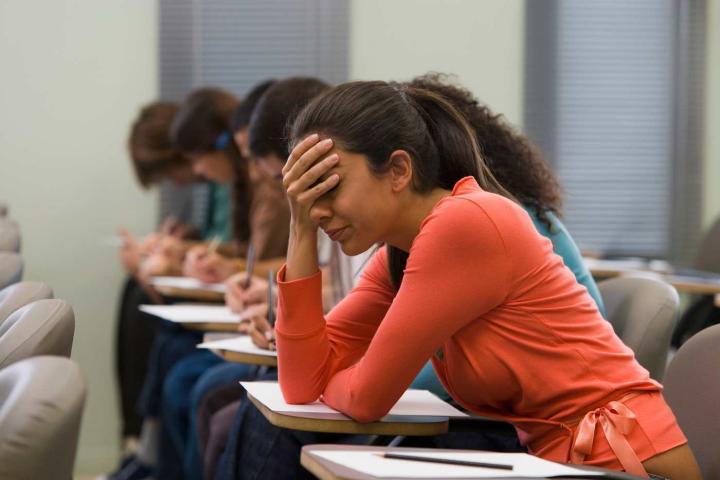 Problemas haciendo un examen