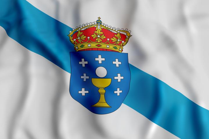 Bandera de Galicia.
