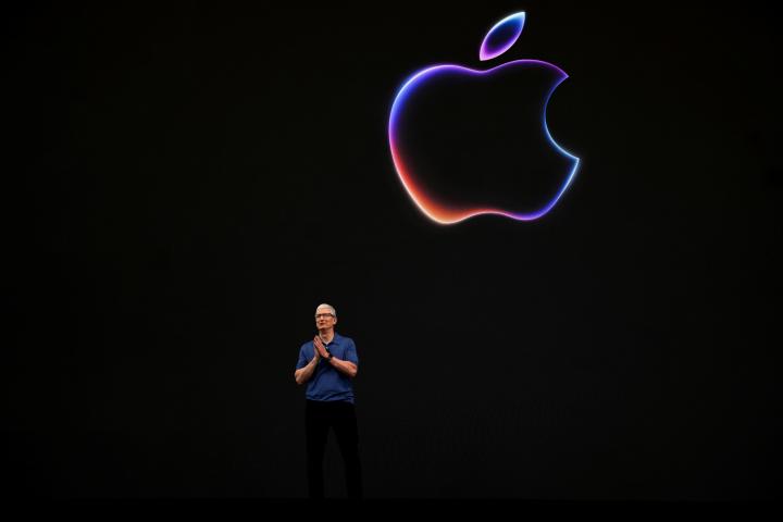 El CEO de Apple, Tim Cook, en la Conferencia Anual de Desarroladores de Cupertino