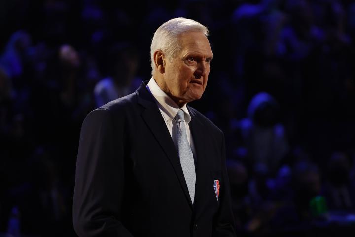 La leyenda de la NBA, Jerry West.