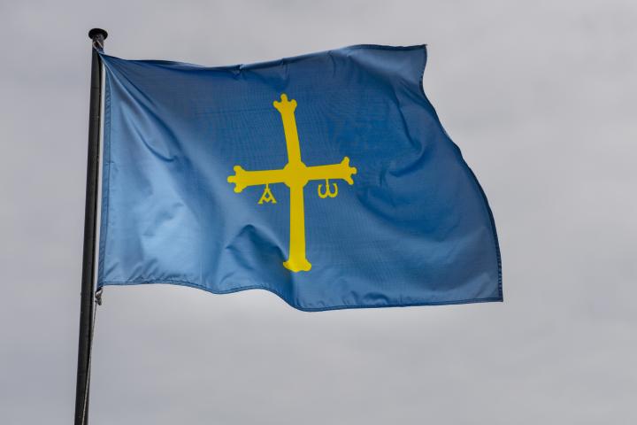 Bandera de Asturias.