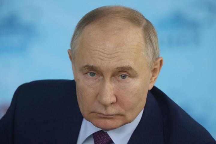 El presidente ruso, Vladimir Putin, en un encuentro con científicos celebrado en Rusia.