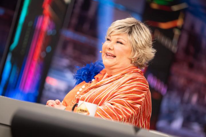 Karina, fotografiada en 'El Hormiguero' el 18 de enero de 2024.