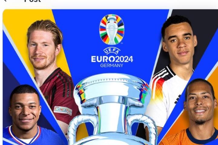 El tuit publicado por la UEFA