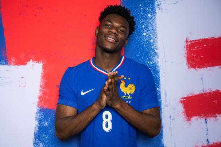 Aurelien Tchouameni, centrocampista de la selección francesa y del Real Madrid.