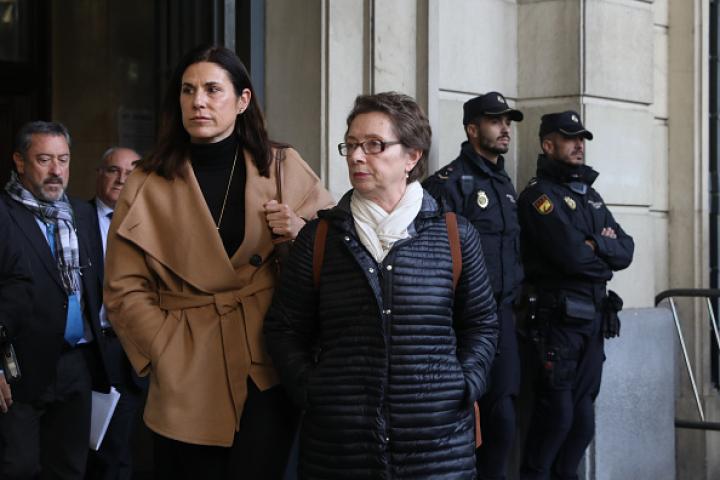 La exconsejera de Hacienda de la Junta de Andalucía Carmen Martínez Aguayo, en una imagen de archivo a la salida del juicio por el 'caso ERE'.