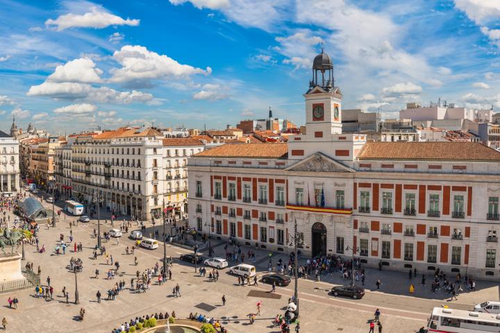 Puerta del Sol de Madrid.