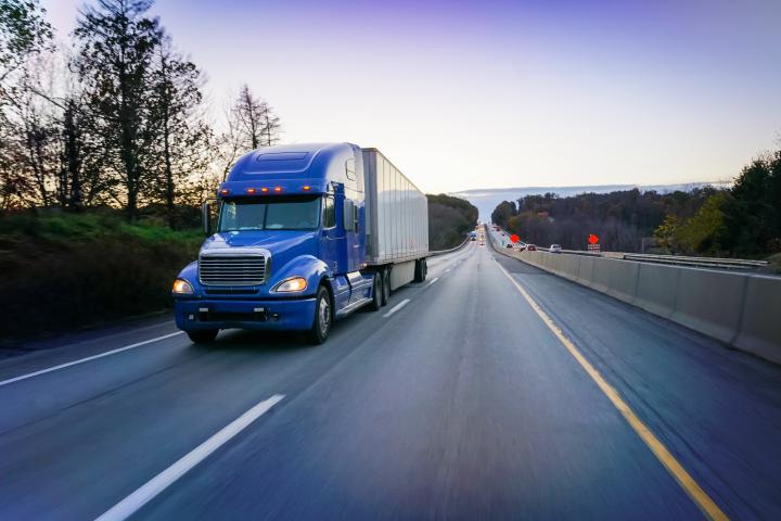 Foto de archivo de un camión.