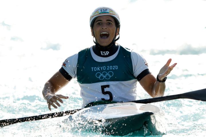 Maialen Chourraut, eufórica tras finalizar su final en Tokio 2020