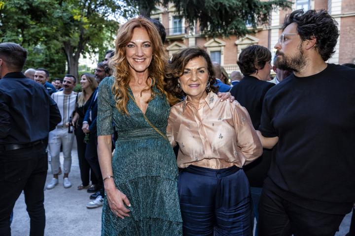 alt="alt="Carmen Calvo, presidente del Consejo de Estado, y Pilar Gil, vicepresidenta de PRISA.""