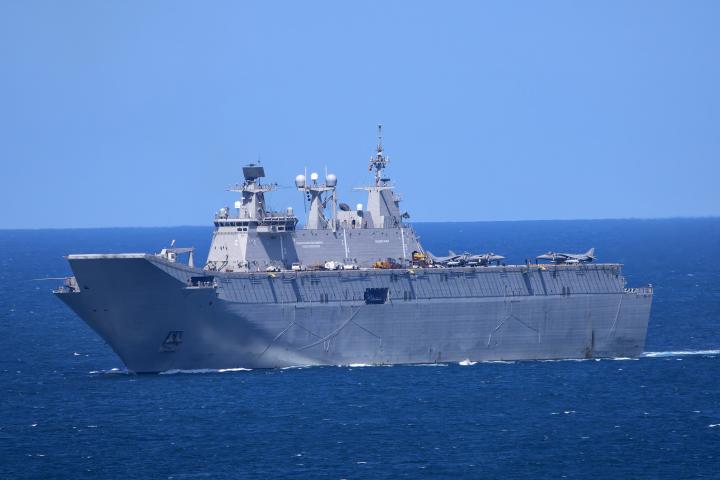 El buque anfibio portaeronaves Juan Carlos I l61.