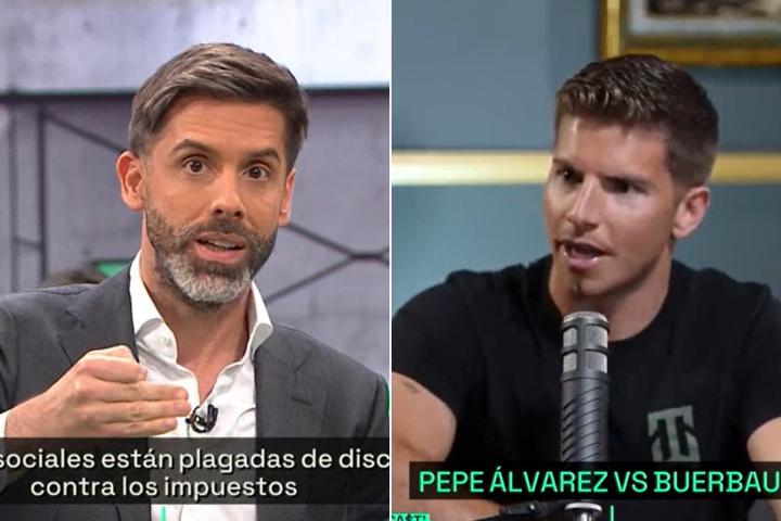 Fotomontaje de José Yélamo y el 'influencer' Pedro Buerbaum