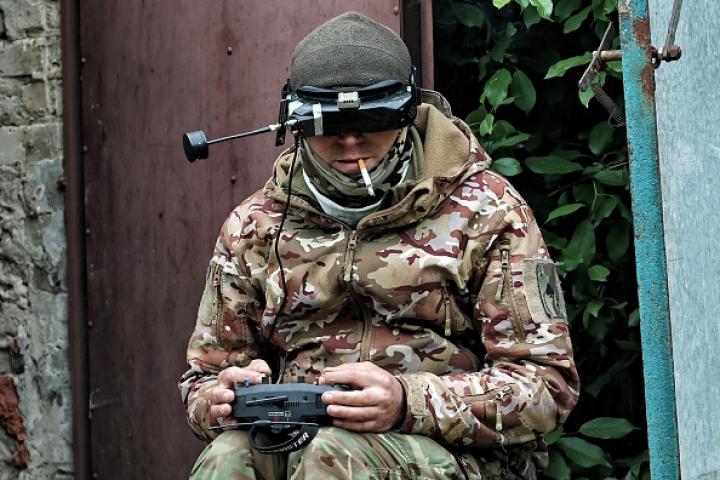Un operador de drones ucraniano de la 42 Brigada Aérea Mecanizada de Reconocimiento, en una imagen de archivo.