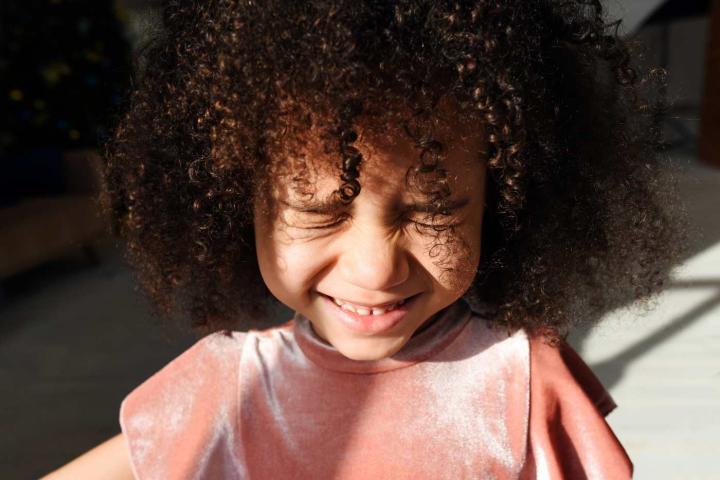 Niña sonriente