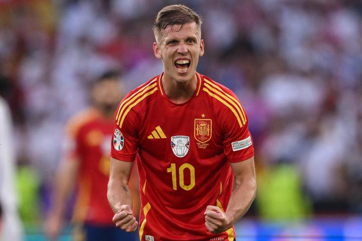 El futbolista de la selección Dani Olmo.