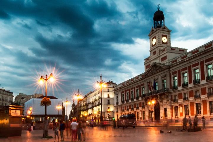 Puerta del Sol de Madrid.
