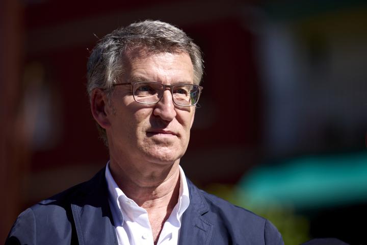 El líder del PP, Alberto Núñez Feijóo.