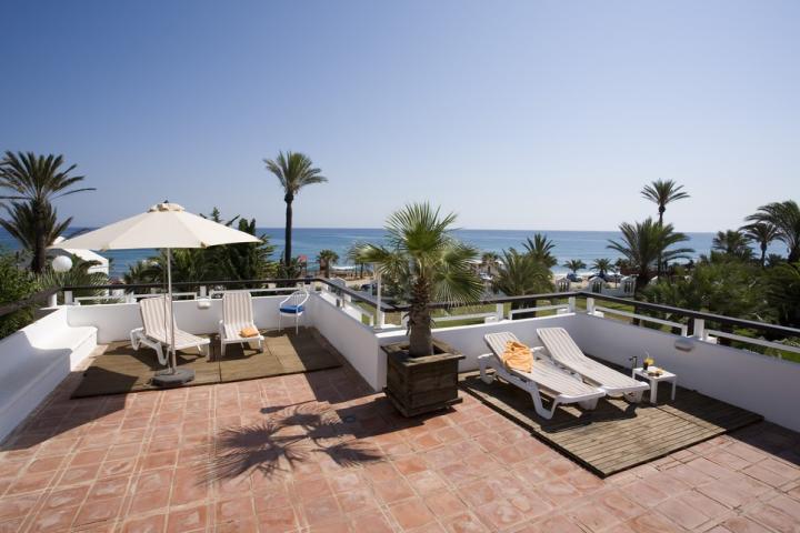 Solarium del Parador de Mojácar.