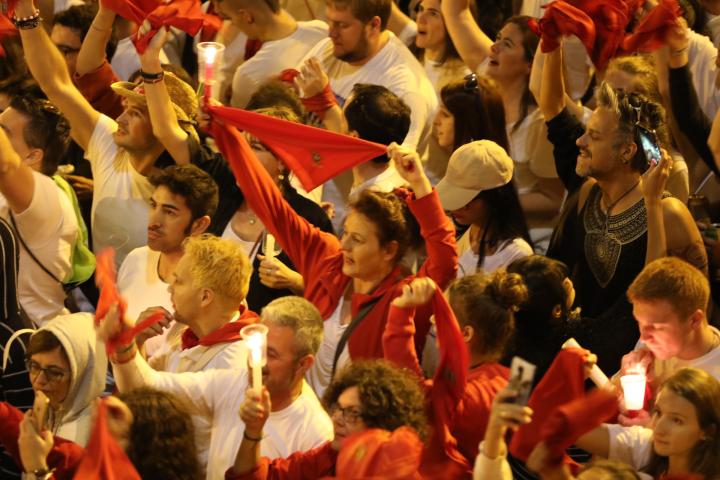 Fin de San Fermín en una edición pasada.