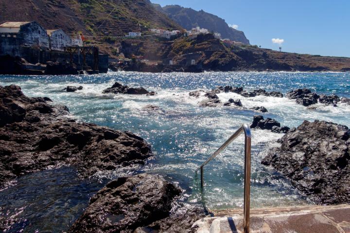 Playa de Garachico, en Tenerife.
