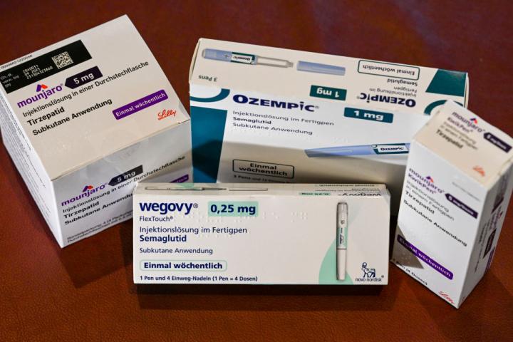 Algunos de los fármacos adelgazantes que se venden en las farmacias.