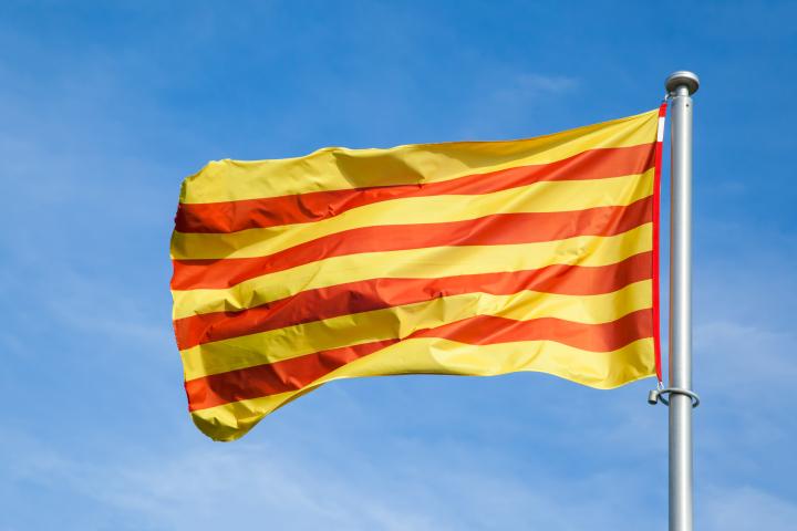 Bandera de Cataluña.