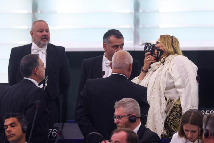 Diana Iovanovici-Sosoaca, diputada de la extrema derecha rumana en el Parlamento Europeo.