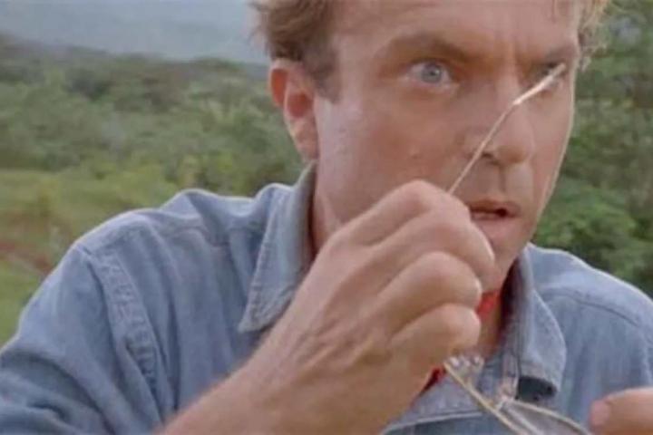 Escena de 'Jurassic Park'