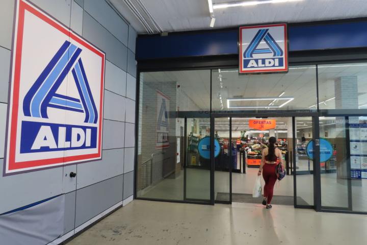 Supermercado Aldi en Madrid.