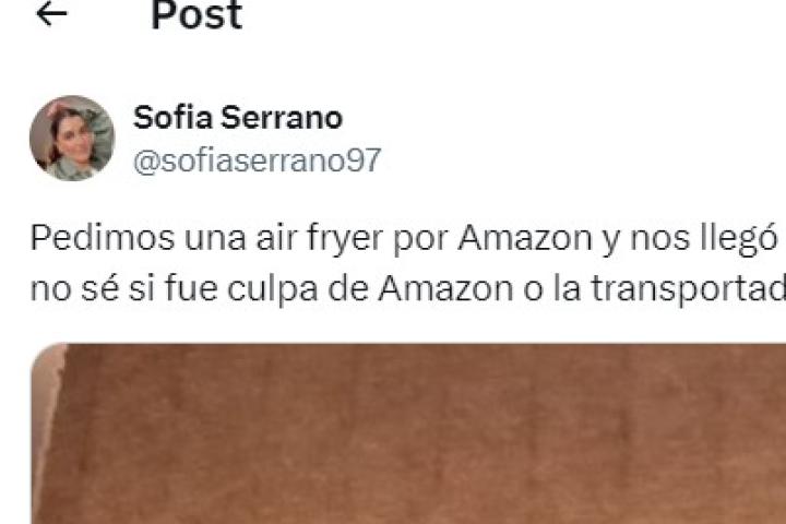 El tuit publicado por @sofiaserrano97