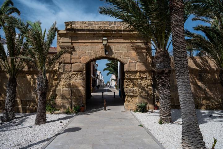 Puerta de Levante, en la Isla Tabarca