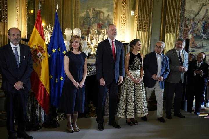 Felipe VI y Letizia, en la recepción al Comité Olímpico Español y la delegación española