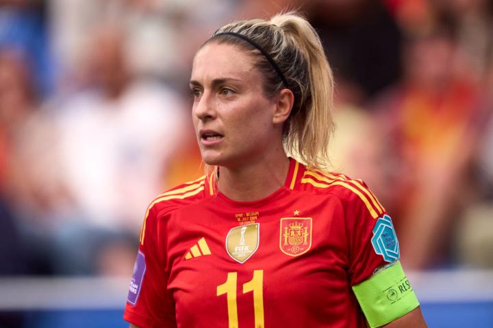 Alexia Putellas, el jueves en el estreno de la selección femenina de fútbol en unos Juegos