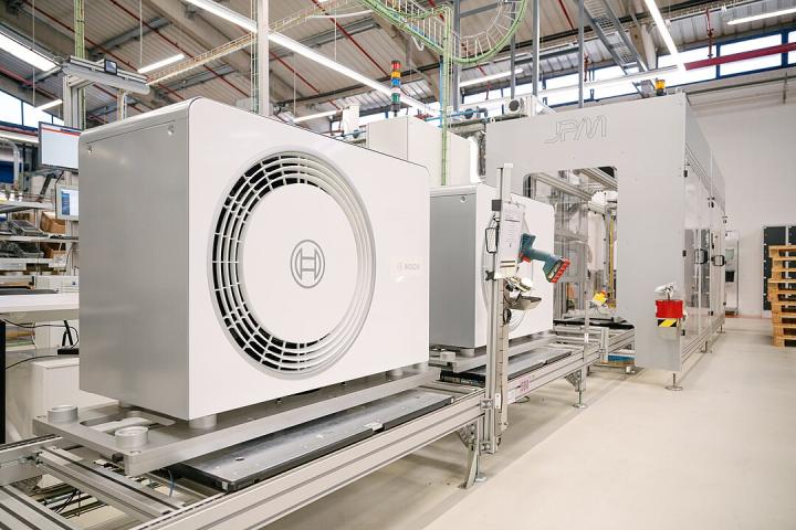 Aparatos de aire acondicionado fabricados por la multinacional alemana Bosch.