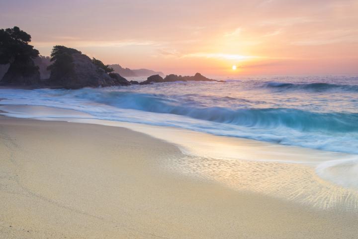 Playa de Blanes (Girona).