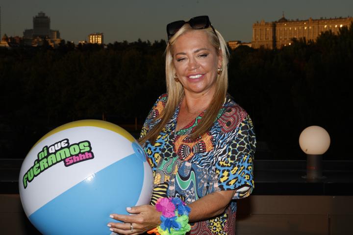 Belén Esteban, en un evento de 'Ni que fuéramos' el 11 de julio de 2024.