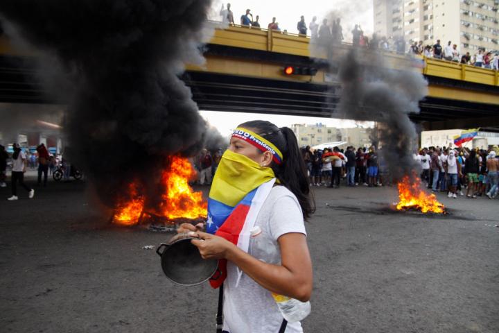 Los opositores al chavismo han salido a la calle para protestar contra el resultado de las elecciones presidenciales de Venezuela.
