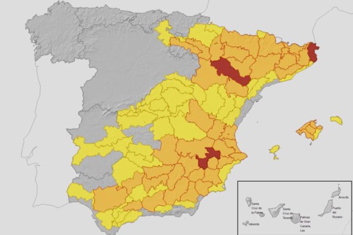 Mapa de AEMET